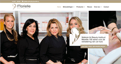 Desktop Screenshot of beautyinstituutmarielle.nl