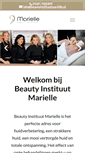 Mobile Screenshot of beautyinstituutmarielle.nl